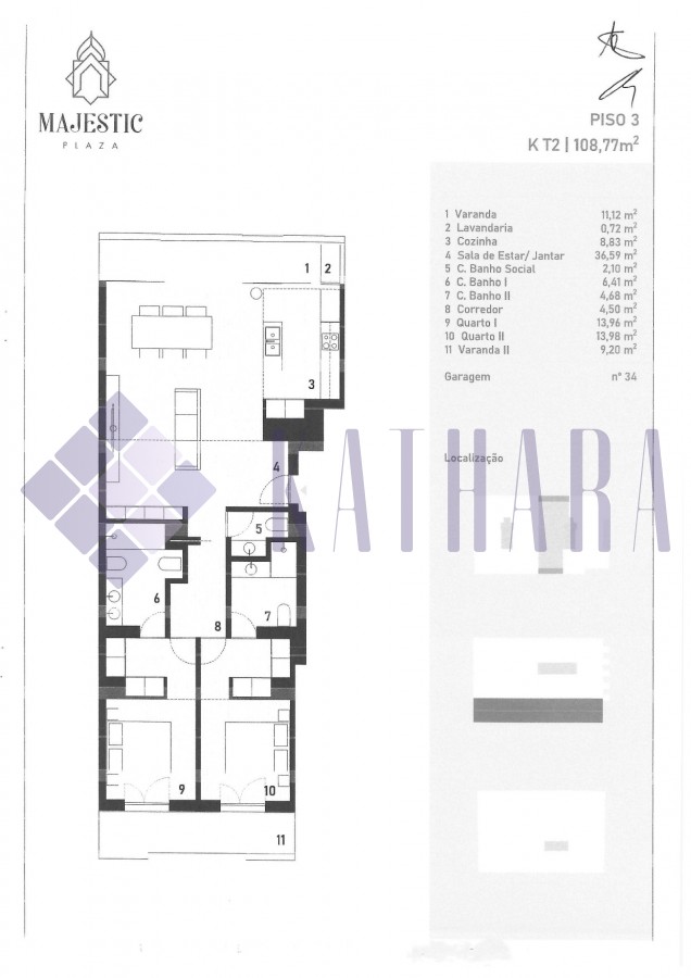 Apartamento T2 - Magestic Plaza