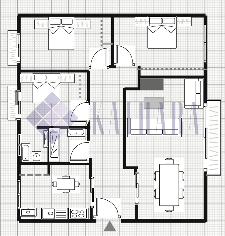 Apartamento T3 - Centro da Cidade
