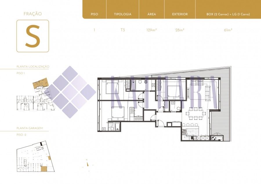 Apartamento T3 - Brito Living